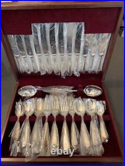 OSBORNE Sheffield'Bead' Design A1 EPNS 44 Piece Canteen of Cutlery. Brand New