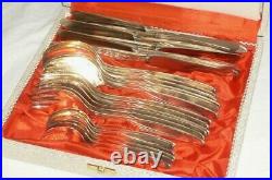 Old Bruckmann 765 Candida Silver Cutlery 90 Dining Cutlery 24 Pieces