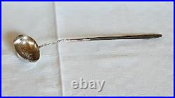 Old Sheffield plate vintage Victorian antique toddy ladle