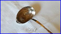 Old Sheffield plate vintage Victorian antique toddy ladle