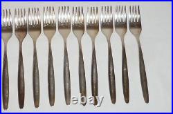 Old Silver Cutlery Oka 47 Pieces 90er Dining Cutlery 11- 12 People