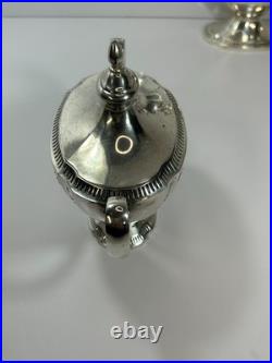 Oneida 3 Piece Vintage Community Plate 11900 Silver Plate Tea Set Grosvenor Ptrn