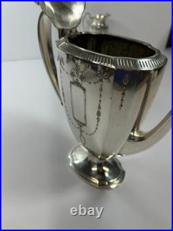 Oneida 3 Piece Vintage Community Plate 11900 Silver Plate Tea Set Grosvenor Ptrn