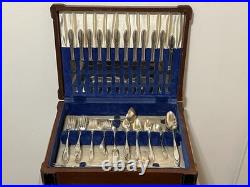 Oneida Antique Silver Community Plate 72 Piece Flatware Set