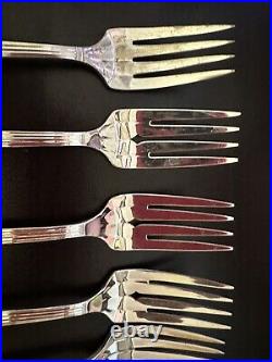 Oneida Community CORONATION Silver Plate Flatware (96 pieces) Service for 12 +