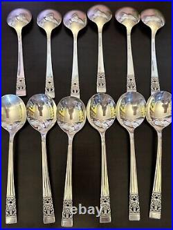 Oneida Community CORONATION Silver Plate Flatware (96 pieces) Service for 12 +