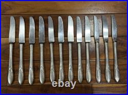 Oneida Community Debonair Serving Set 92 Pieces Silver Plate With Case