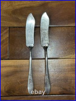 Oneida Community Debonair Serving Set 92 Pieces Silver Plate With Case
