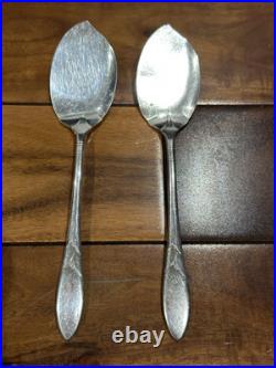 Oneida Community Debonair Serving Set 92 Pieces Silver Plate With Case