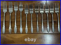 Oneida Community Debonair Serving Set 92 Pieces Silver Plate With Case