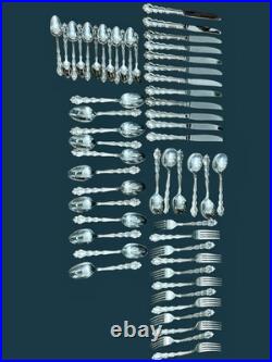 Oneida Community Mansion House Pattern Silver Plated Cutlery Set 54 Pieces