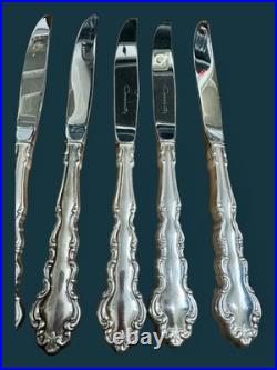 Oneida Community Mansion House Pattern Silver Plated Cutlery Set 54 Pieces