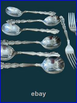 Oneida Community Mansion House Pattern Silver Plated Cutlery Set 54 Pieces