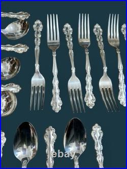 Oneida Community Mansion House Pattern Silver Plated Cutlery Set 54 Pieces