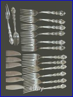 Oneida Community Mansion House Pattern Silver Plated Cutlery Set 59 Pieces