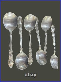 Oneida Community Mansion House Pattern Silver Plated Cutlery Set 59 Pieces