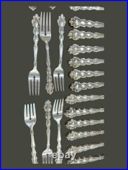 Oneida Community Mansion House Pattern Silver Plated Cutlery Set 59 Pieces