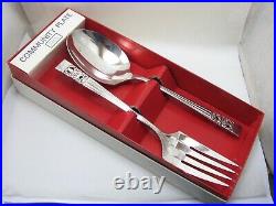 Oneida Community Plate Coronation pattern Cutlery for 6, 85 PIECES, some boxed