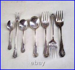 Oneida Community Reliance Silver Plate Silverware Mixed Lot of 77 Pieces