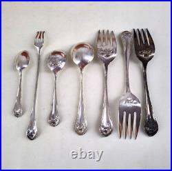 Oneida Community Reliance Silver Plate Silverware Mixed Lot of 77 Pieces