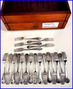Oneida Community Reliance Silver Plate Silverware Mixed Lot of 77 Pieces