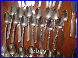 Oneida Community Silver plate South Seas pattern 99 piece set plus bonus items Oneida Community Silver plate South Seas pattern 99 piece set plus bonus items