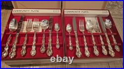 Oneida Community house mansion house Silver Plated 42 piece place set