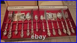 Oneida Community house mansion house Silver Plated 42 piece place set