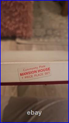 Oneida Community house mansion house Silver Plated 42 piece place set