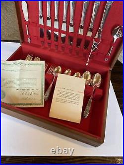 Oneida Flatware Prestige Vintage (Silver Plate 1951) 50 Piece Silverware