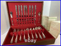 Oneida Flatware Prestige Vintage (Silver Plate 1951) 50 Piece Silverware