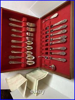 Oneida Flatware Prestige Vintage (Silver Plate 1951) 50 Piece Silverware