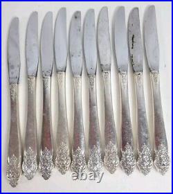 Oneida Flatware Prestige Vintage Silver Plate 50 Piece Silverware Distinction