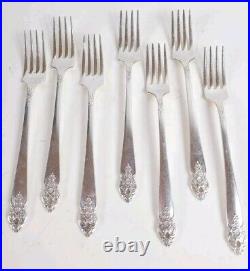 Oneida Flatware Prestige Vintage Silver Plate 50 Piece Silverware Distinction