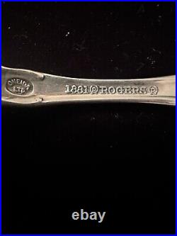 Oneida Rogers Silver Plate FLIRTATION 68 Piece Service For 8