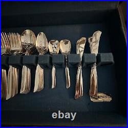 Oneida South Seas Community Silver Plated Silverware 53 Pieces 8 place settings