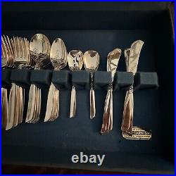 Oneida South Seas Community Silver Plated Silverware 53 Pieces 8 place settings