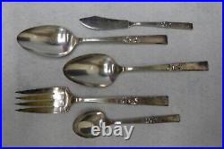 Oneida silver MORNING STAR silverplate 77-piece SET SERVICE for 12 + 5 Serving