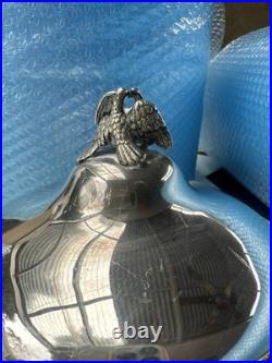 Ornate Antique 3 piece Silver Plated Lidded Soup Server with warming dish c1880