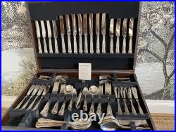 Osborne Silver-plated Plated Kings Pattern Cutlery Set Serve 8 85 Pieces