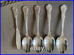 Osborne Silver-plated Plated Kings Pattern Cutlery Set Serve 8 85 Pieces