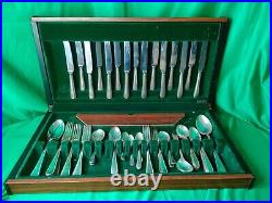 Osbourne Silversmith Ltd. 57 Piece Cutlery Set Sheffield England EPNS. A1