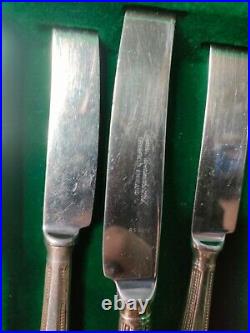 Osbourne Silversmith Ltd. 57 Piece Cutlery Set Sheffield England EPNS. A1