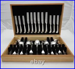 PISTOL RATTAIL Design George Butler Silver Service 62 Piece Canteen of Cutlery