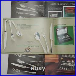 PISTOL RATTAIL Design George Butler Silver Service 62 Piece Canteen of Cutlery