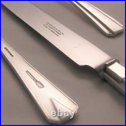 PLAIN PINE Design GARRARD & CO LTD Silver Service 87 Piece Canteen of Cutlery