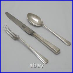 PLAIN PINE Design Garrard & Co London Silver Service 50 Piece Canteen of Cutlery