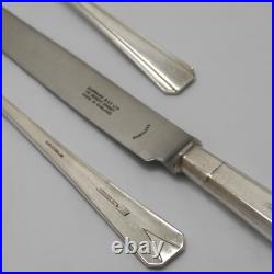 PLAIN PINE Design Garrard & Co London Silver Service 50 Piece Canteen of Cutlery