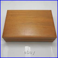 PLAIN PINE Design Garrard & Co London Silver Service 50 Piece Canteen of Cutlery