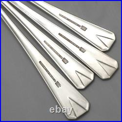 PLAIN PINE Design Goldsmiths London Silver Service 76 Piece Canteen of Cutlery
